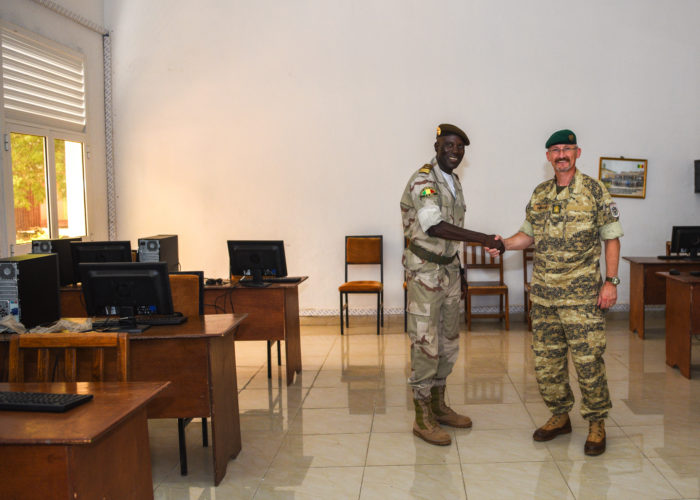 EUTM Mali | New classroom for the FAMa